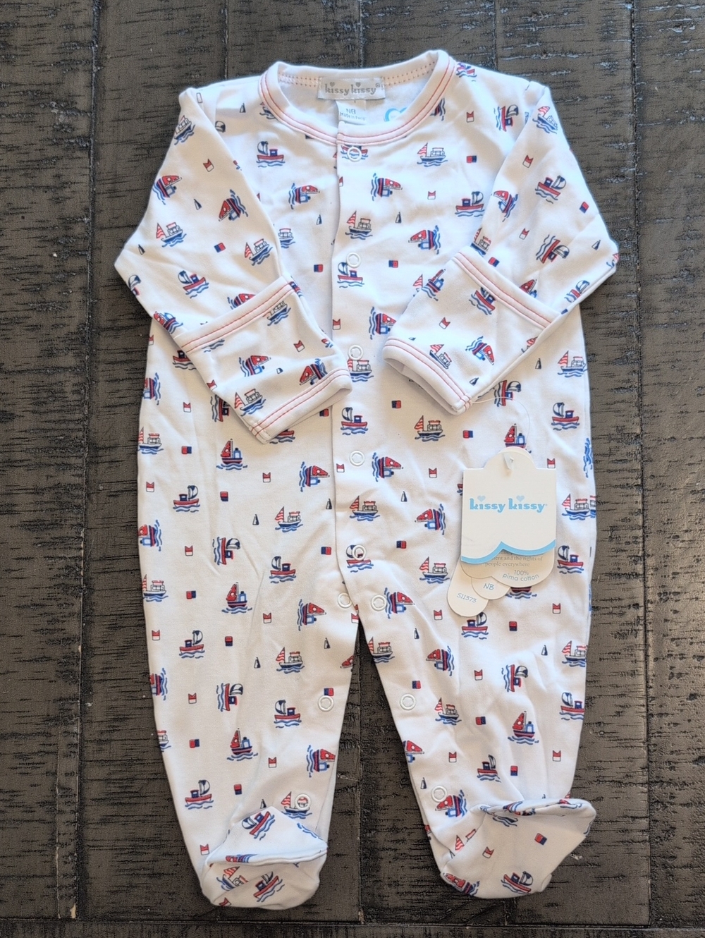 Kissy Kissy NWT Newborn Footed Outfit/Pajama